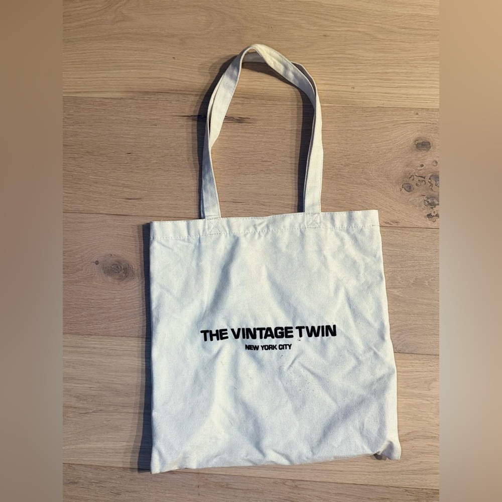 The Vintage Twin NYC Canvas Tote Bag
